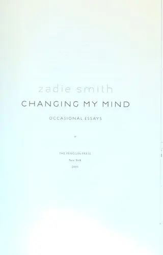Changing My Mind