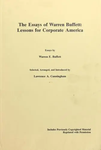 The Essays of Warren Buffett