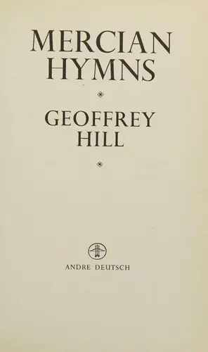 Mercian Hymns