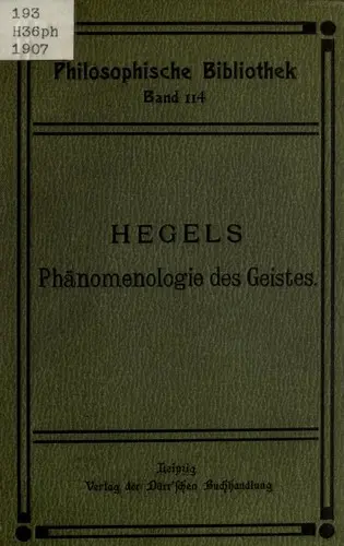 Phenomenology of Spirit