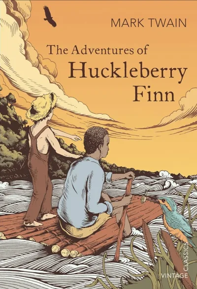 Cover of The Adventures of Huckleberry Finn by Mark Twain