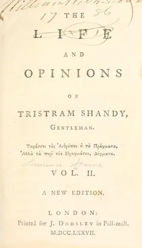 The Life and Opinions of Tristram Shandy, Gentleman