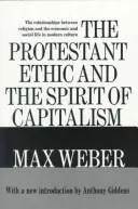 The Protestant Ethic and the Spirit of Capitalism