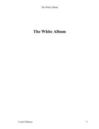 The White Album